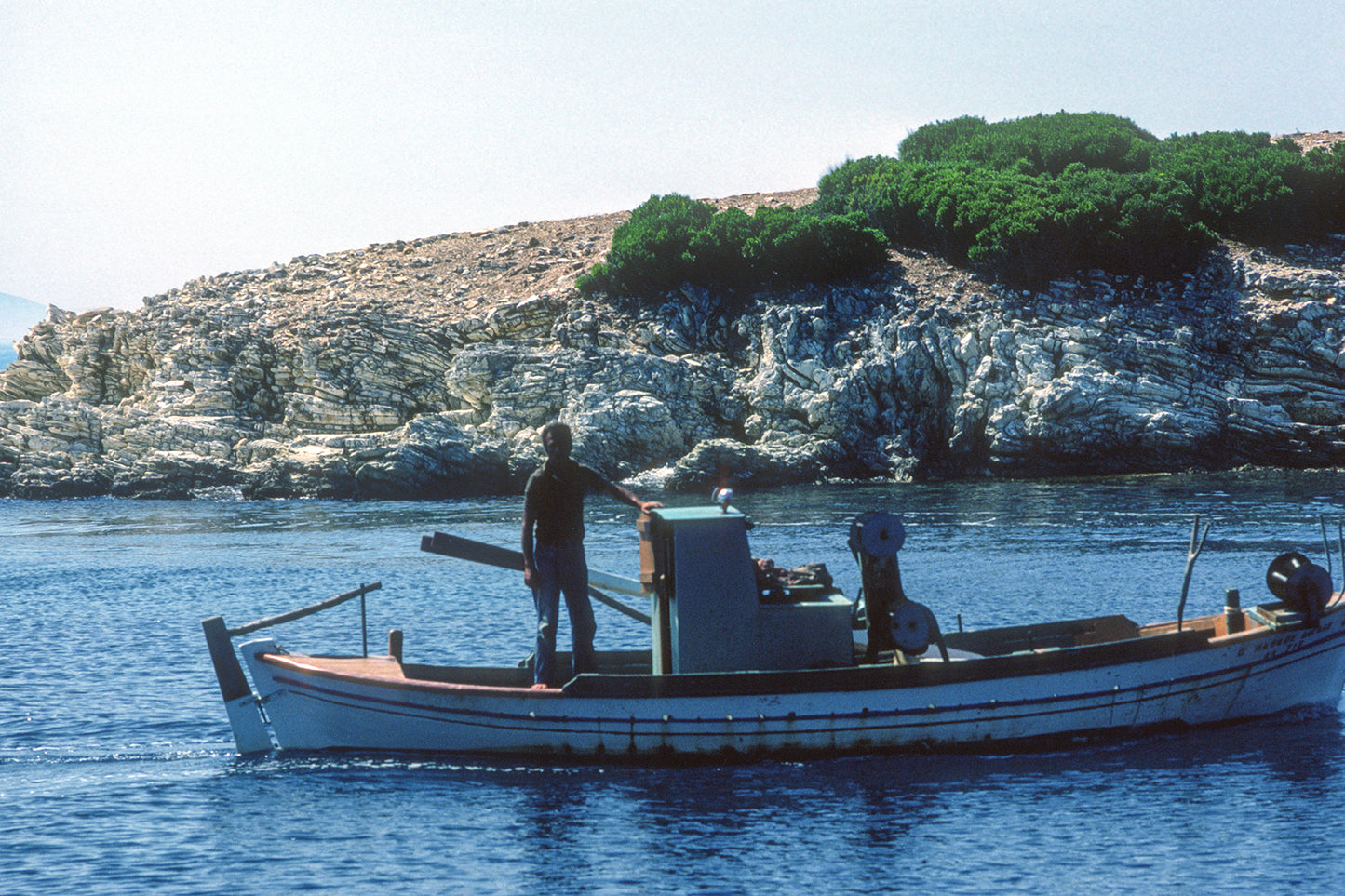 A fishing boat in the Ionian Sea