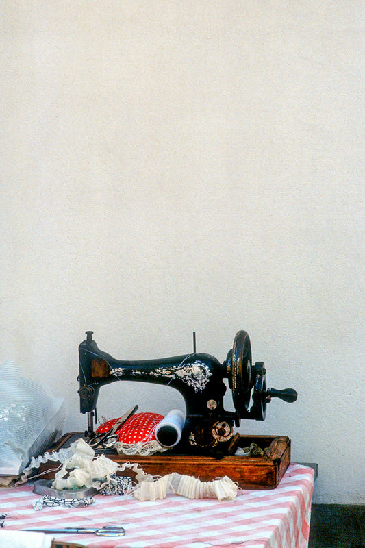 A old sewing machine