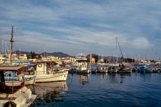 The port in Aegina