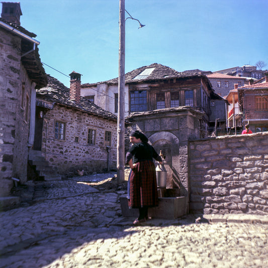 Fetching water in Metsovo